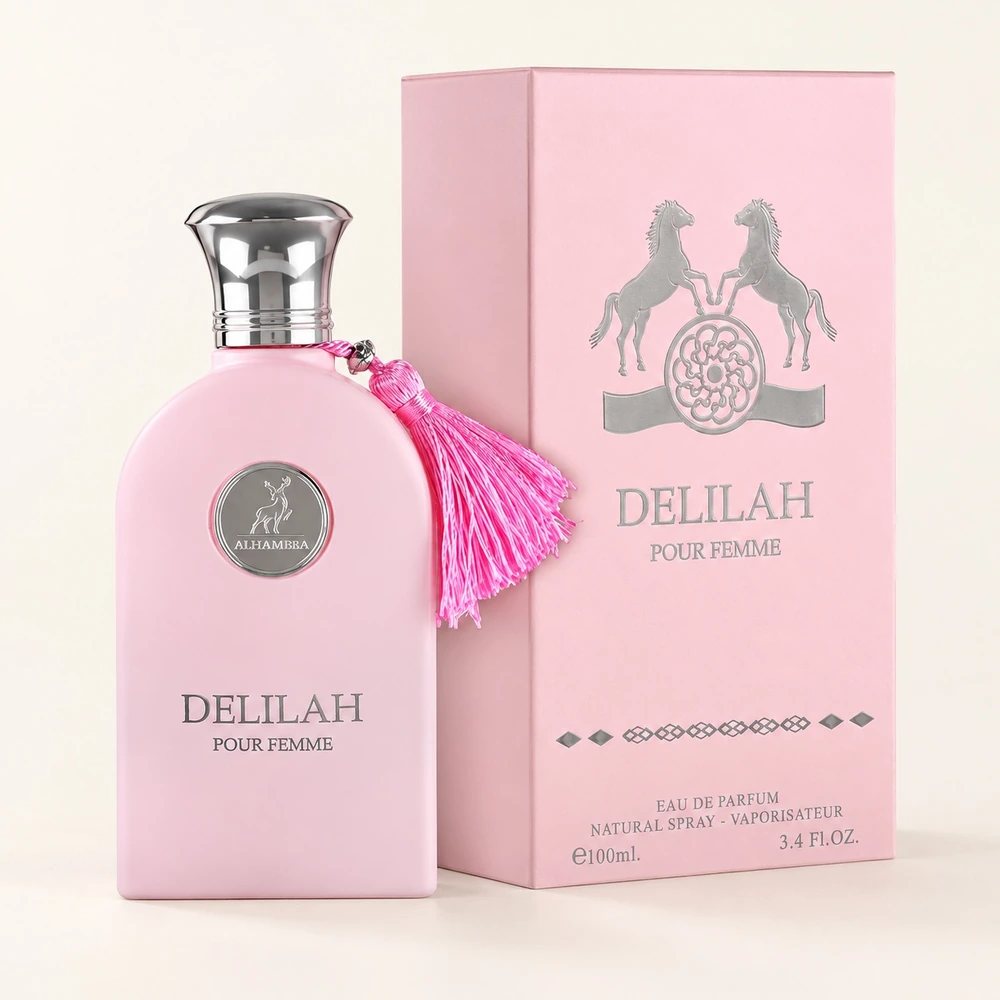 عطر الحمبرا دلیله به همراه جعبه