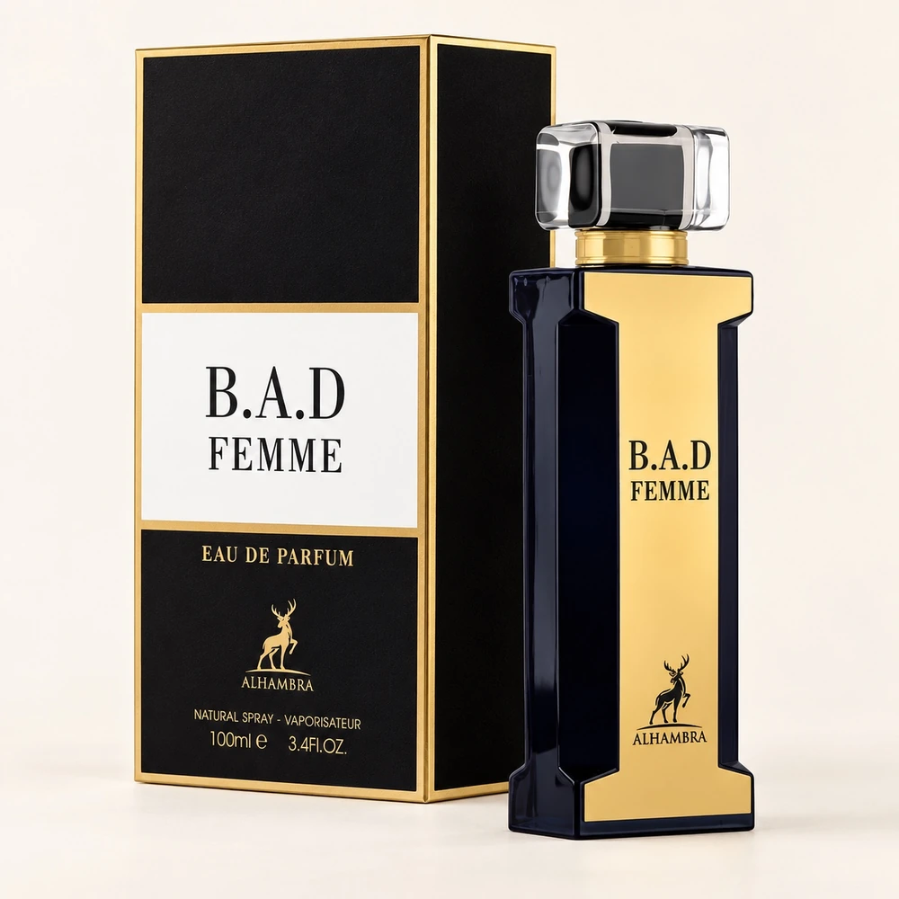 عطر الحمبرا بد فم به همراه جعبه
