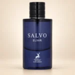 نمای بطری عطر الحمبرا سالوو الکسیر ۶۰ میل با زمینه کرم