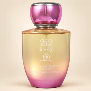 نمای تکمیلی عطر ریو کالکشن ۲۱۲ اس وای با زمینه کرم