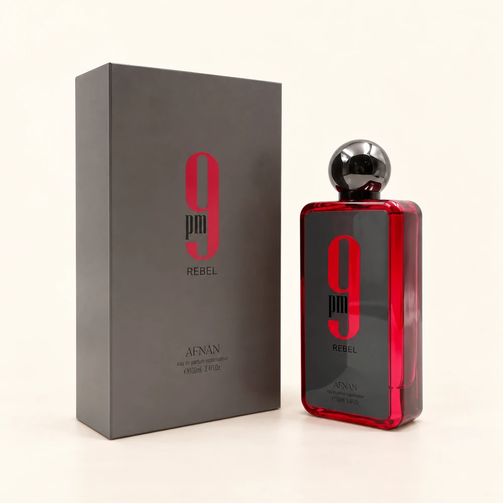 عطر ۹ پی ام ربل افنان به همراه جعبه